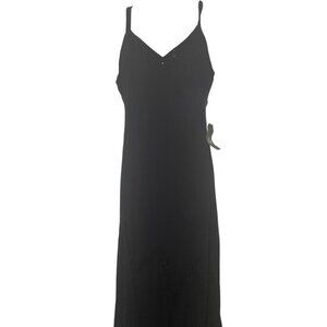 Xscape Petite Black Beaded Gown with Sheer Jacket – Size 6P – NWT